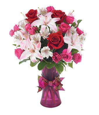 Rose and Lily Romance Bouquet